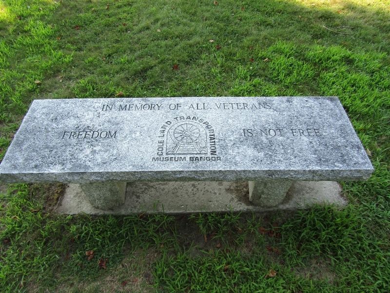 Veterans Bench. Click for full size. Veterans Bench image. Click for full size.