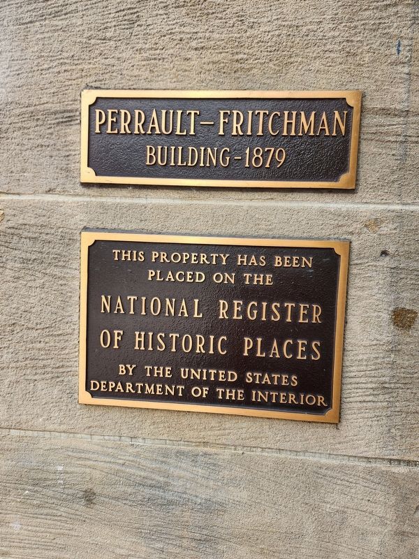 Perrault-Fritchman Building Marker image. Click for full size.