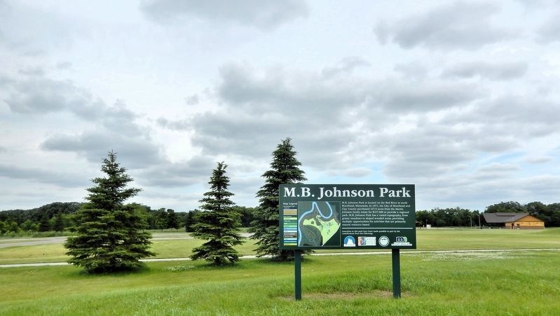 M. B. Johnson Park Marker. Click for full size. M. B. Johnson Park Marker image. Click for full size.