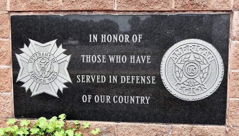 In Honor of Those Who Have Served in Defense of Our Country image. Click for full size.
