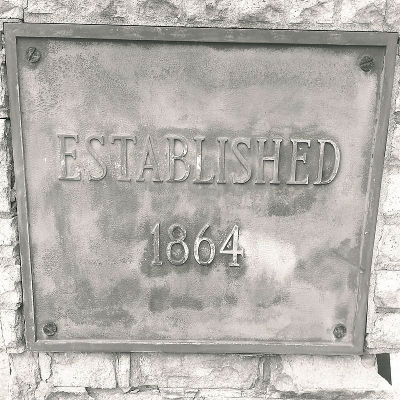 Union Baptist Cemetery Established 1864 at front gate image. Click for full size.
