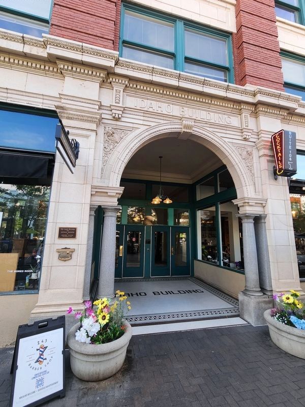 The Idaho Building Marker. Click for full size. The Idaho Building Marker image. Click for full size.