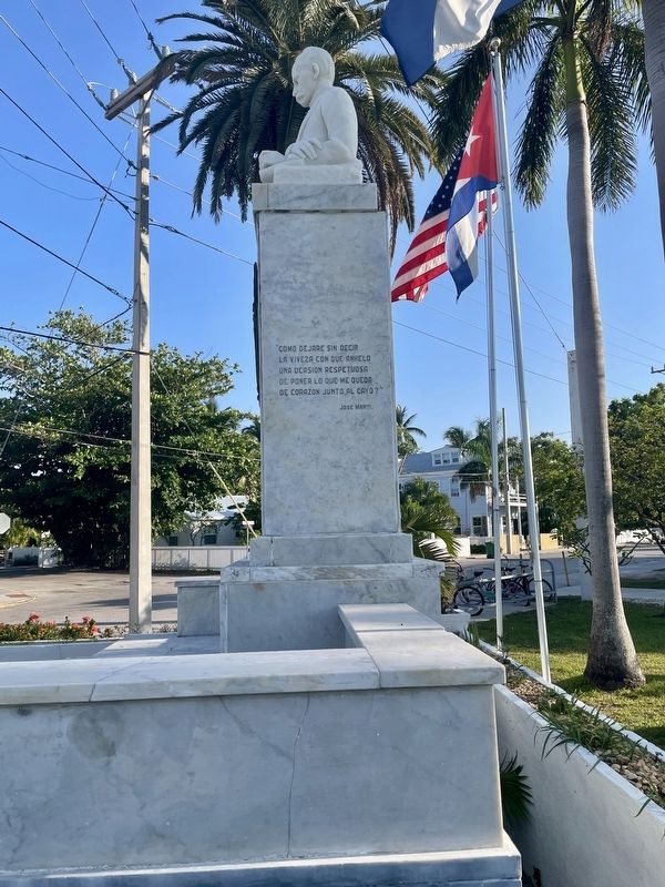 Jose Marti Monument (Right Side) image. Click for full size.