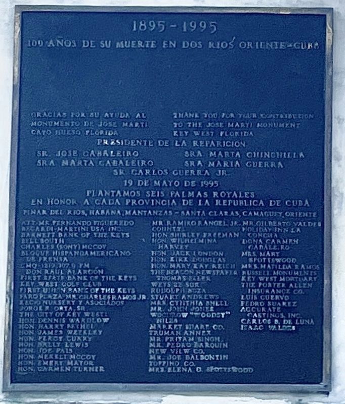 Restoration Plaque image. Click for full size.