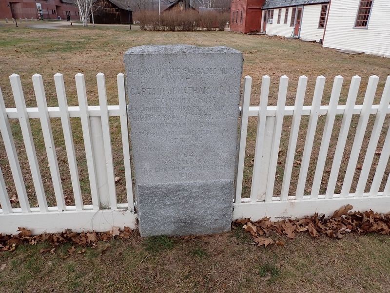 House of Jonathan Wells Marker. Click for full size. House of Jonathan Wells Marker image. Click for full size.