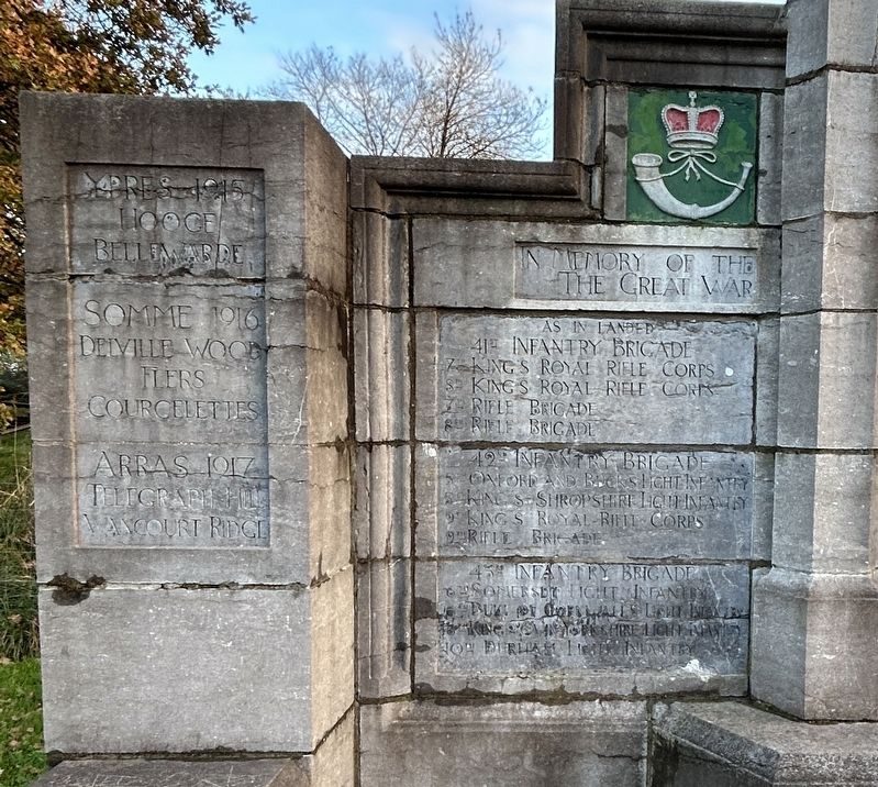 Left Side of Memorial image. Click for full size.