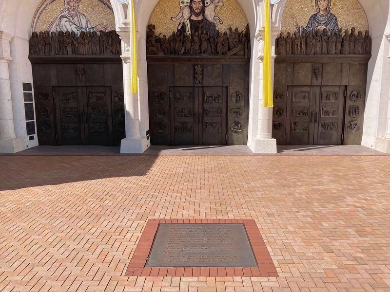 Basilica and Marker. Click for full size. Basilica and Marker image. Click for full size.