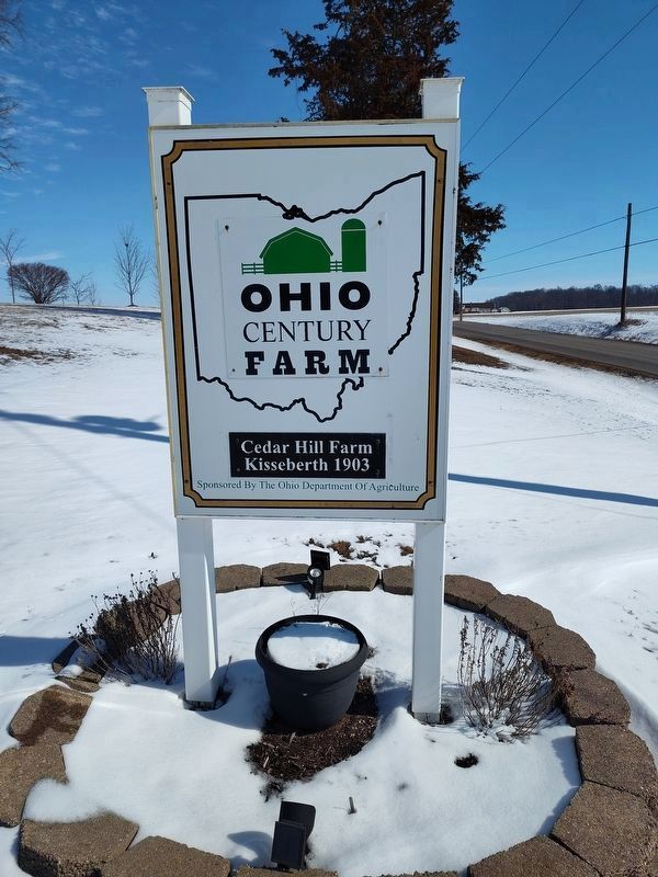 Cedar Hill Farm Marker. Click for full size. Cedar Hill Farm Marker image. Click for full size.