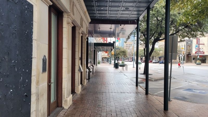 The view of the Steiner Building Marker along the sidewalk. Click for full size. The view of the Steiner Building Marker along the sidewalk image. Click for full size.