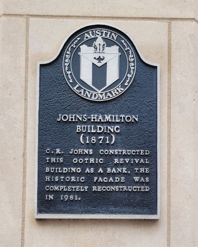 Johns-Hamilton Building Marker image. Click for full size.