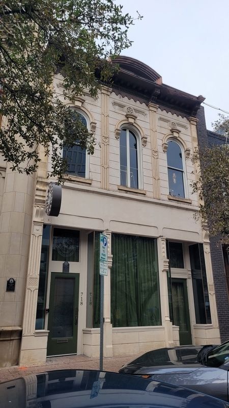 The Johns-Hamilton Building and Marker image. Click for full size.