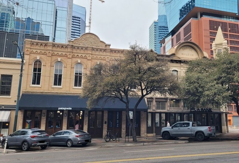 The view of the W.B. Smith Building and Marker from across the street. Click for full size. The view of the W.B. Smith Building and Marker from across the street image. Click for full size.