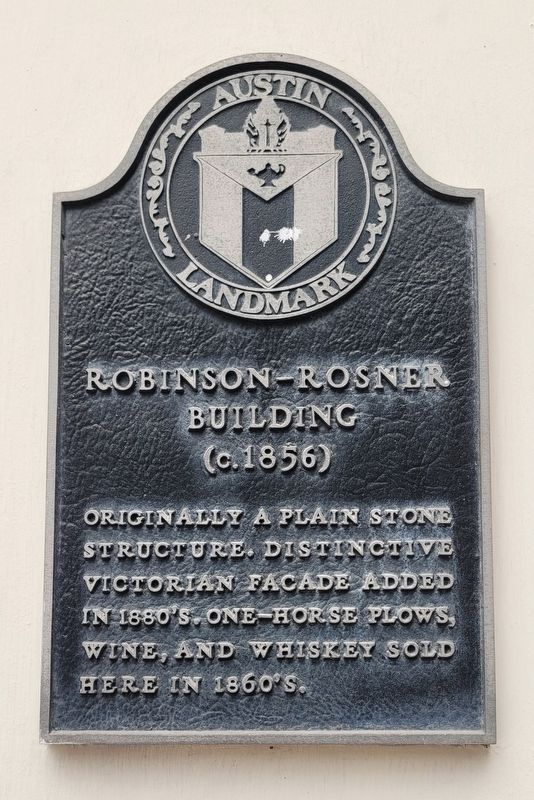 Robinson-Rosner Building Marker image. Click for full size.