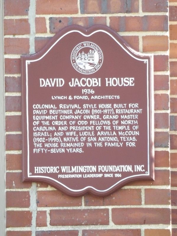 David Jacobi House Marker image. Click for full size.