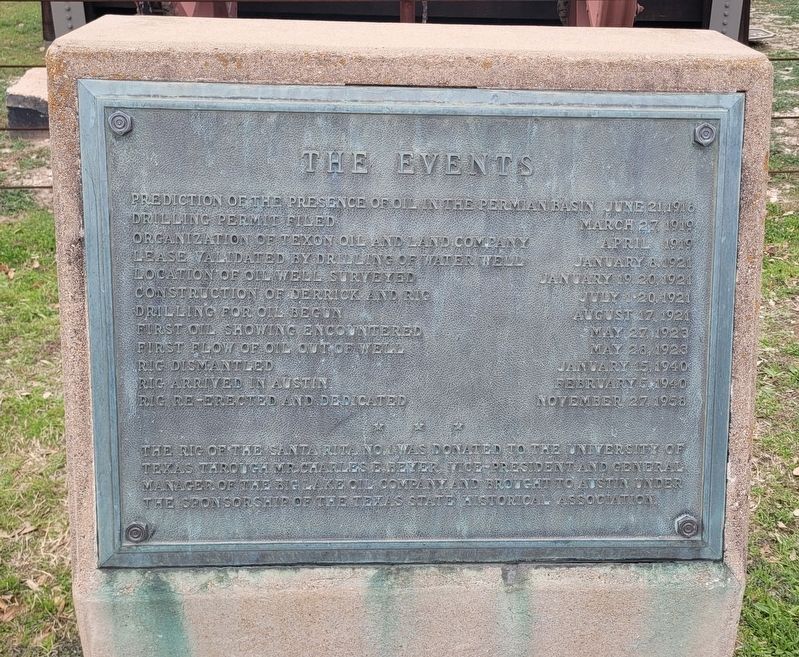 The Events Marker. Click for full size. The Events Marker image. Click for full size.