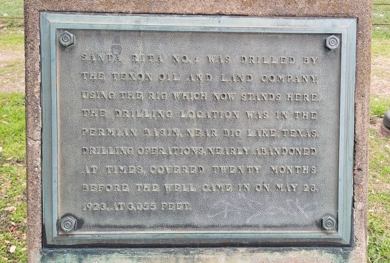 Santa Rita No.1 Marker. Click for full size. Santa Rita No.1 Marker image. Click for full size.