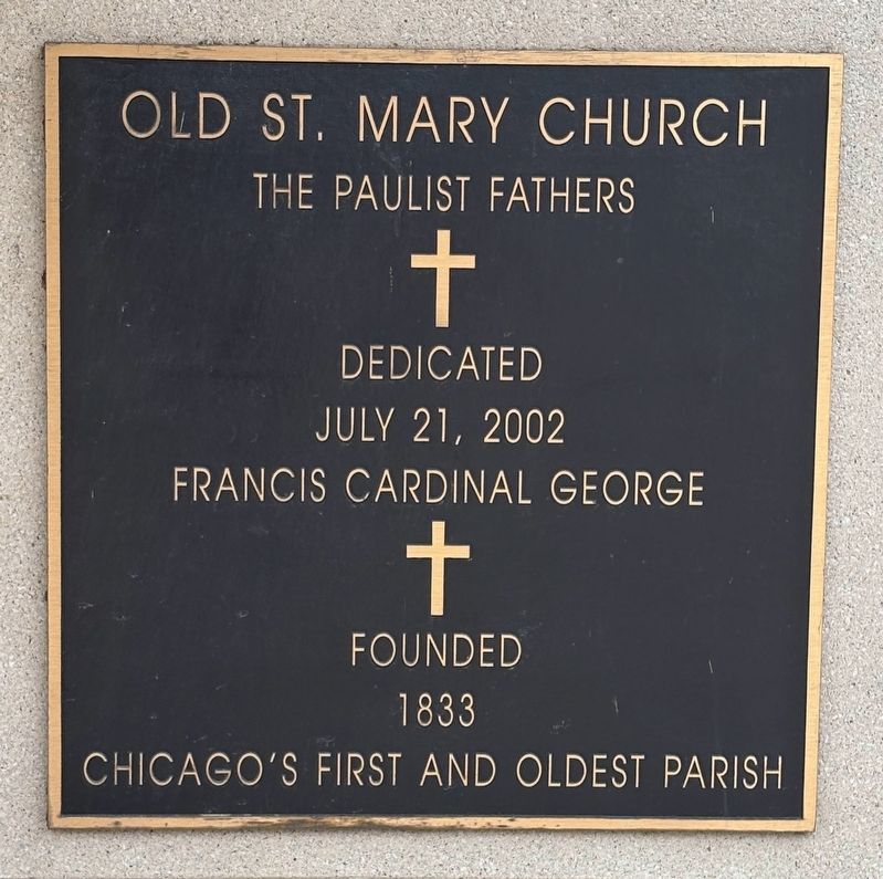 Old St. Mary Church Marker. Click for full size. Old St. Mary Church Marker image. Click for full size.