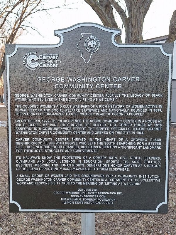 George Washington Carver Community Center Marker image. Click for full size.
