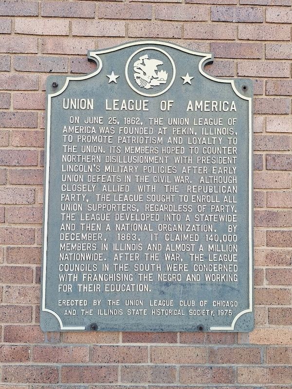 Union League of America Marker image. Click for full size.