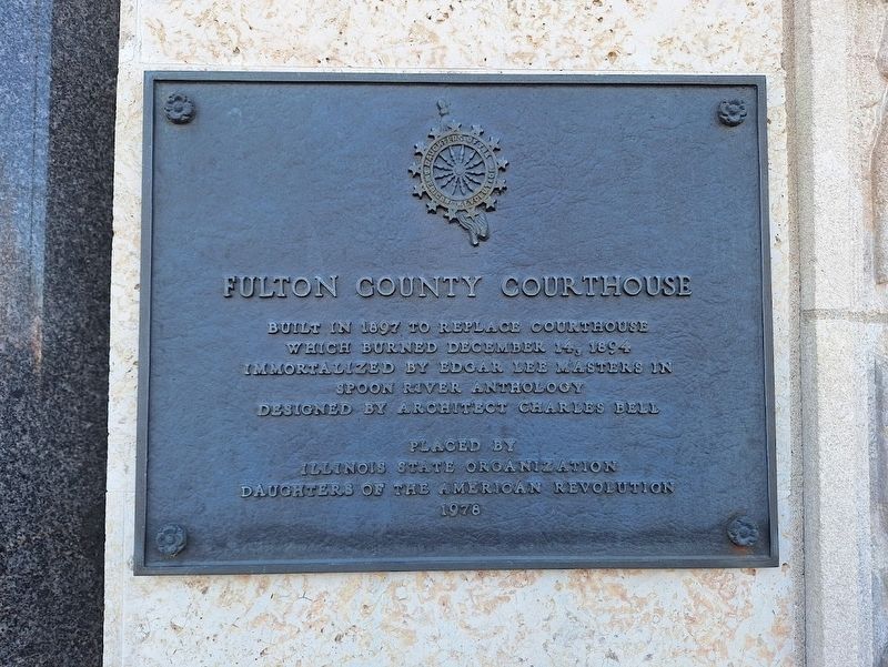 Fulton County Courthouse Marker image. Click for full size.