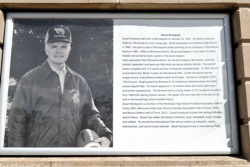 Stuart Nordquist Marker. Click for full size. Stuart Nordquist Marker image. Click for full size.