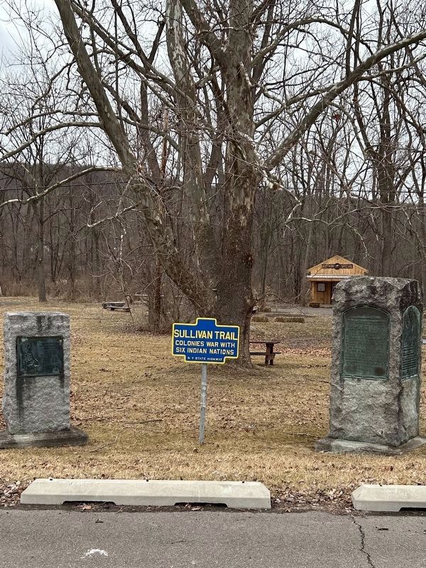 Catherines Town Marker. Click for full size. Catherines Town Marker image. Click for full size.