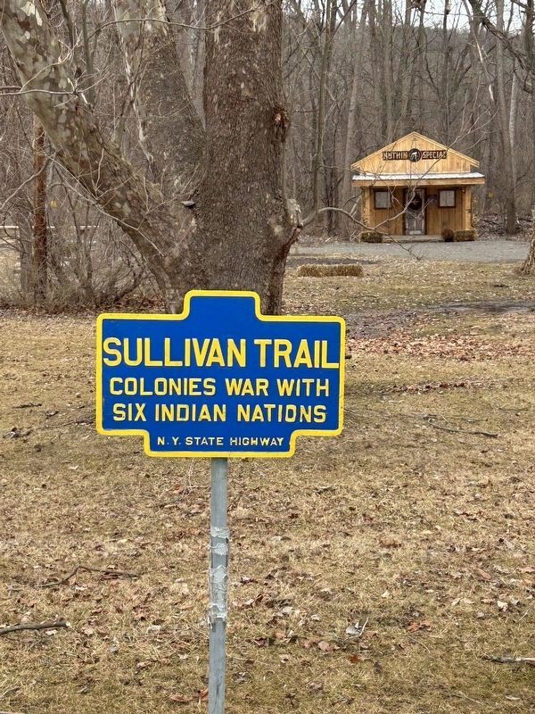 Sullivan Trail Marker. Click for full size. Sullivan Trail Marker image. Click for full size.
