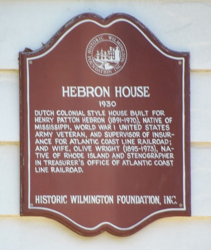 Hebron House Marker. Click for full size. Hebron House Marker image. Click for full size.