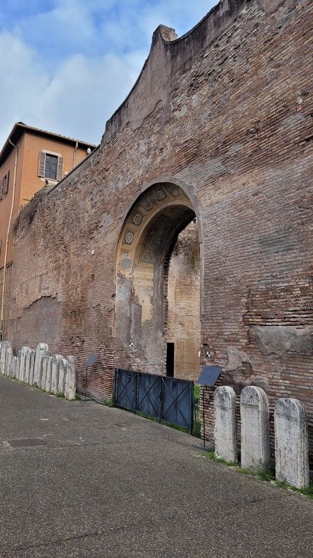 The view of the Funerary Steles and Marker (right side). Click for full size. The view of the Funerary Steles and Marker (right side) image. Click for full size.