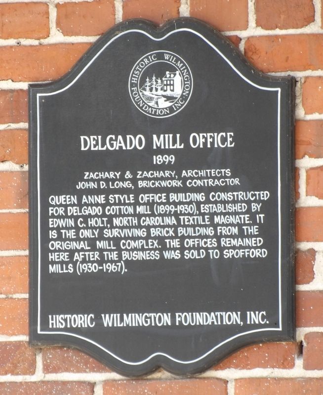 Delgado Mill Office Marker. Click for full size. Delgado Mill Office Marker image. Click for full size.