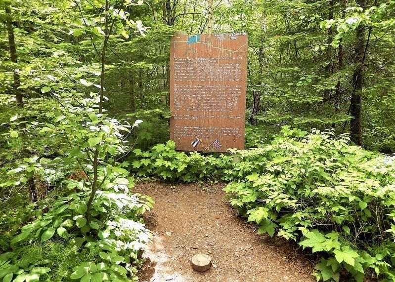 Webster-Ashburton Treaty of 1842 Marker image. Click for full size.