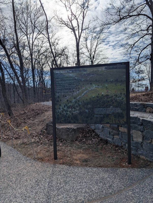 Little Round Top Marker image. Click for full size.