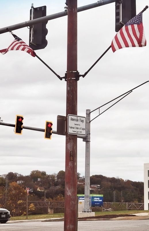 Patriot Way along Memorial Drive. Click for full size. Patriot Way along Memorial Drive image. Click for full size.