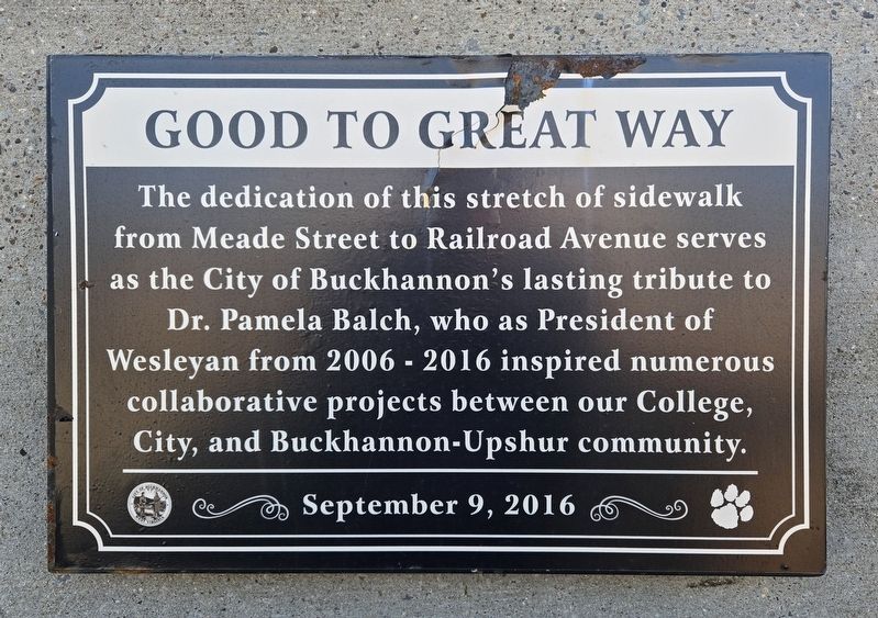 Good To Great Way Marker. Click for full size. Good To Great Way Marker image. Click for full size.