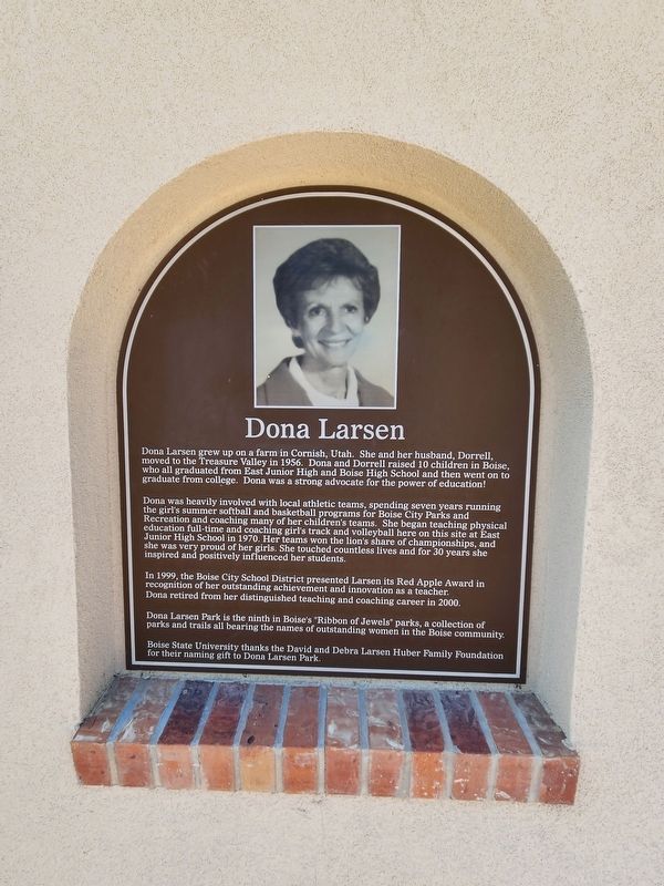 Dona Larsen Marker image. Click for full size.