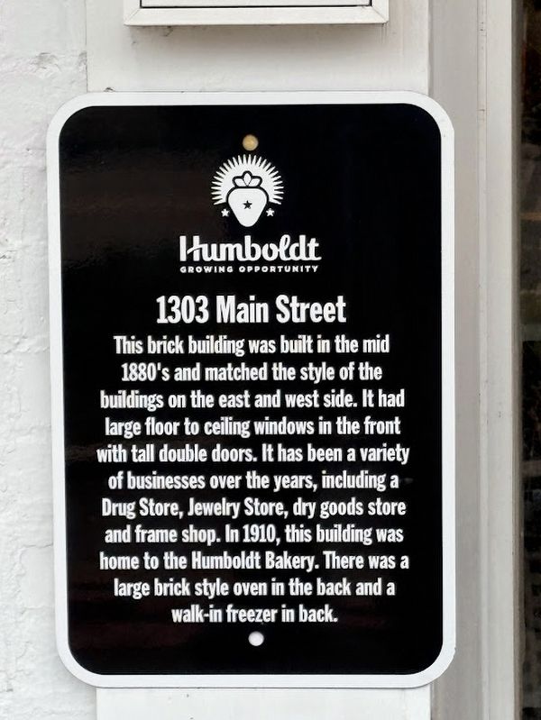 1303 Main Street Marker image. Click for full size.