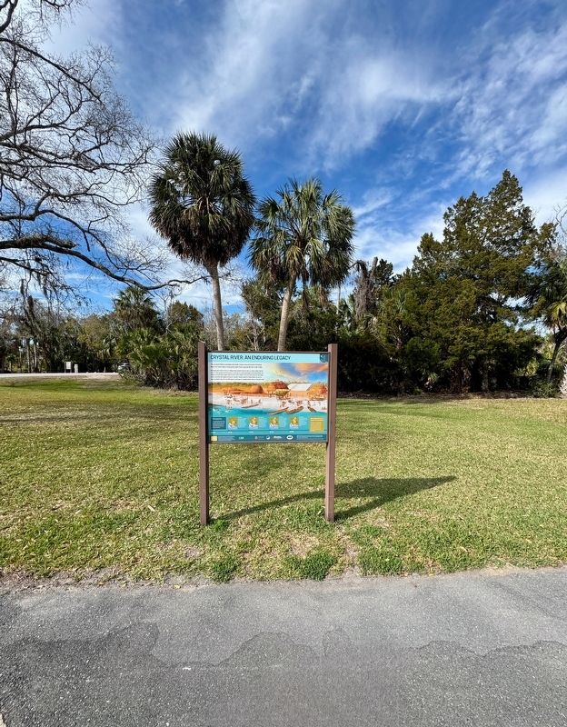 Crystal River: An Enduring Legacy Marker. Click for full size. Crystal River: An Enduring Legacy Marker image. Click for full size.
