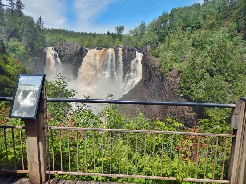 High Falls Marker. Click for full size. High Falls Marker image. Click for full size.