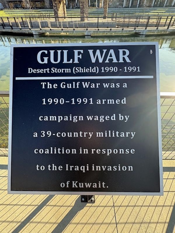 Gulf War Marker. Click for full size. Gulf War Marker image. Click for full size.