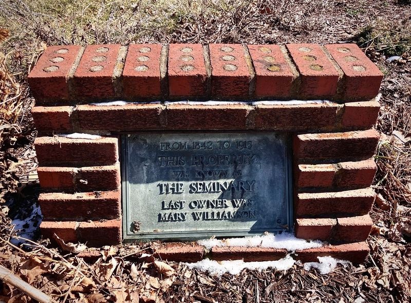 Brick Base with the Seminary Marker image. Click for full size.
