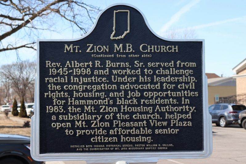 Mt. Zion M.B. Church Marker. Click for full size. Mt. Zion M.B. Church Marker image. Click for full size.