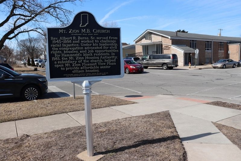 Mt. Zion M.B. Church Marker. Click for full size. Mt. Zion M.B. Church Marker image. Click for full size.