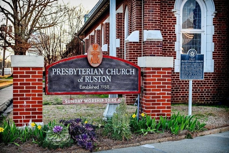 First Presbyterian Church of Ruston. Click for full size. First Presbyterian Church of Ruston image. Click for full size.
