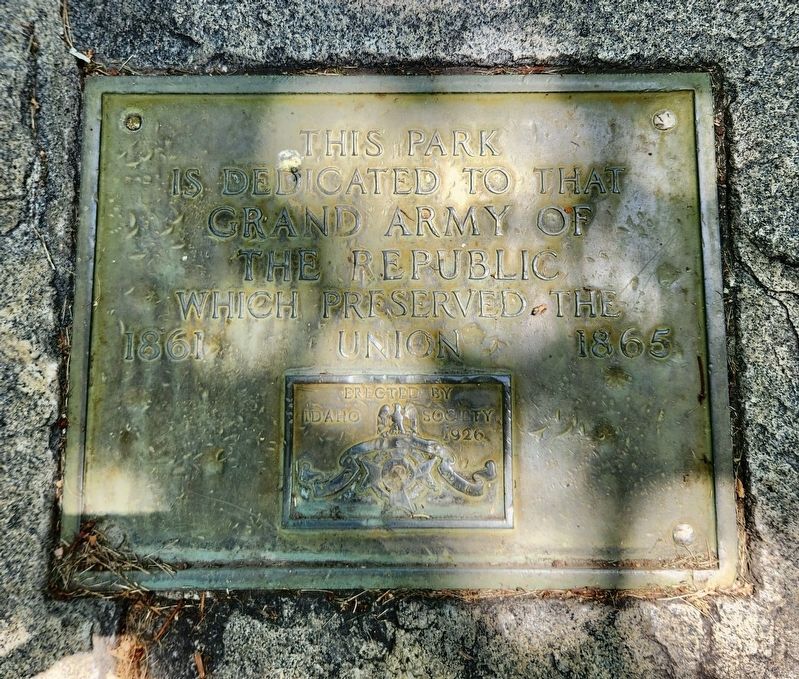 Memorial Park Marker image. Click for full size.