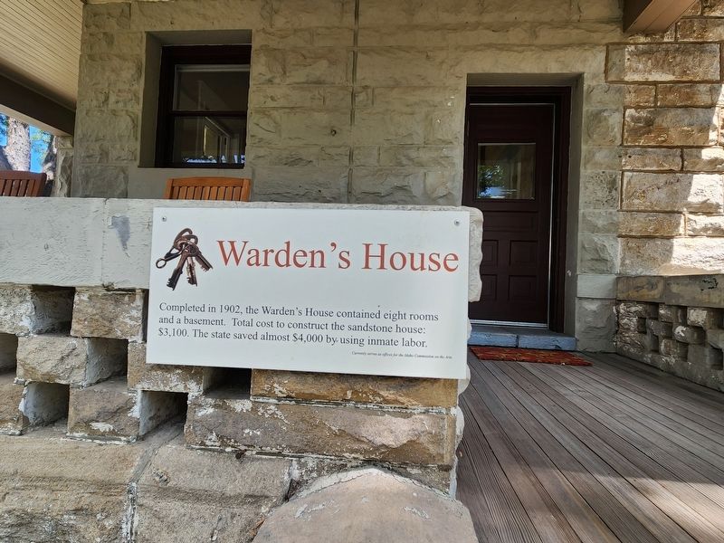 Warden's House Marker. Click for full size. Warden's House Marker image. Click for full size.