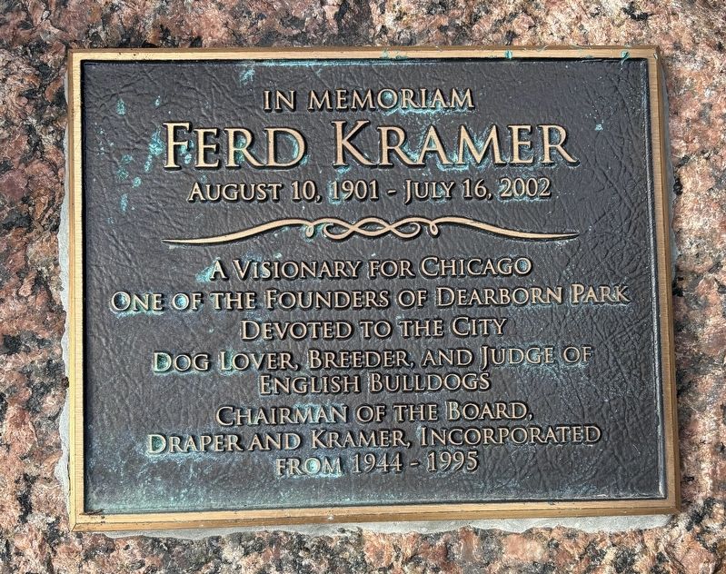 Ferd Kramer Marker image. Click for full size.