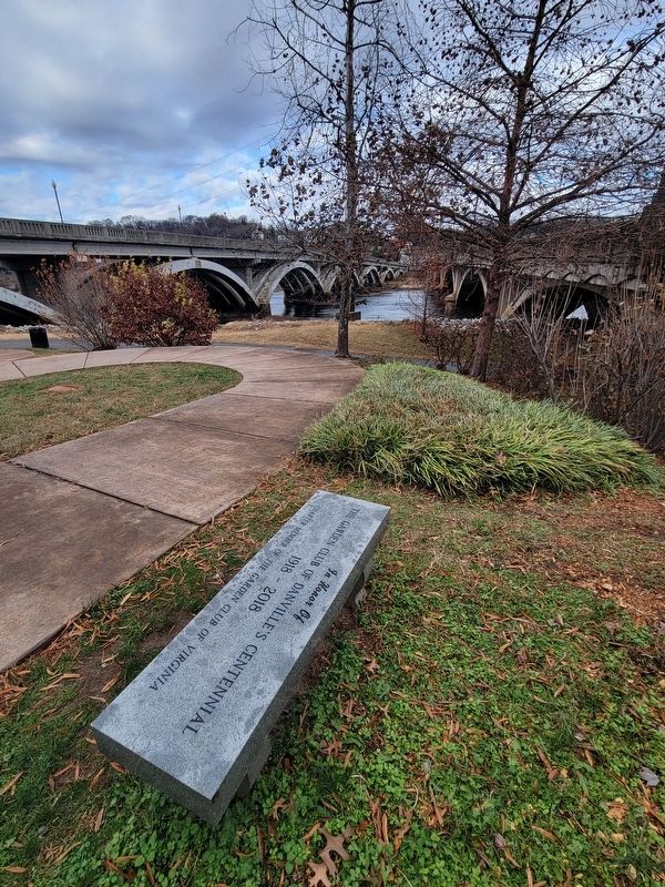 The Garden Club of Danville's Centennial Marker image. Click for full size.