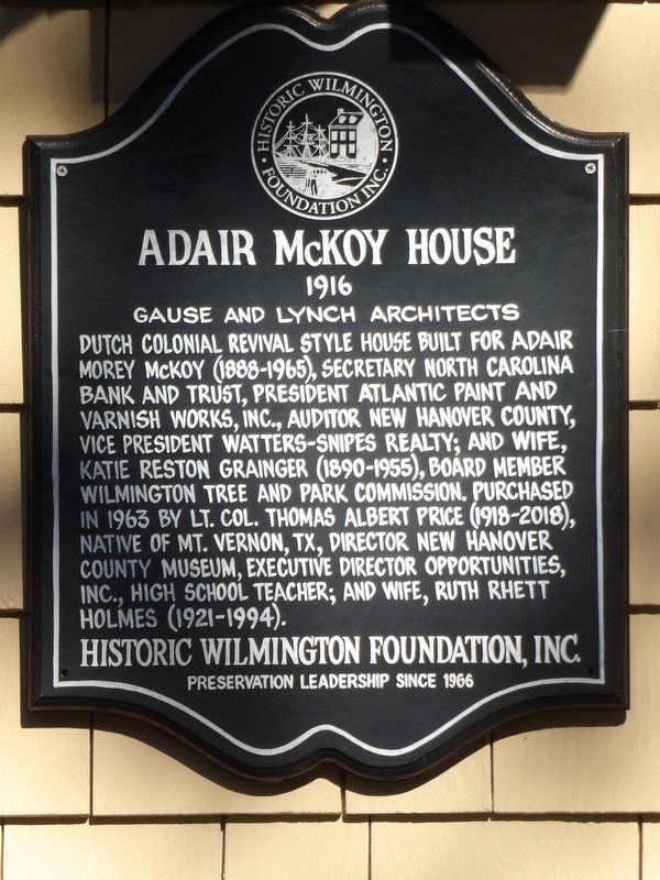 Adair McKoy House Marker image. Click for full size.
