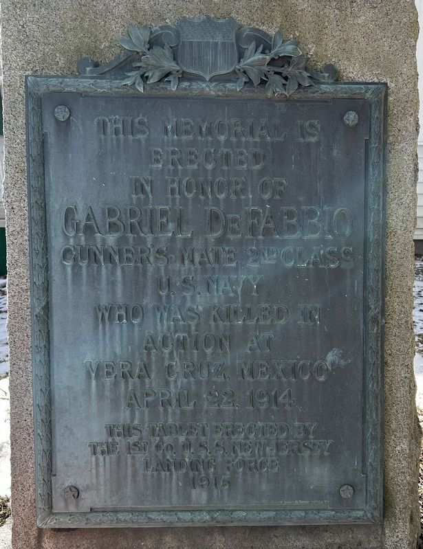 Gabriel DeFabbio Marker. Click for full size. Gabriel DeFabbio Marker image. Click for full size.