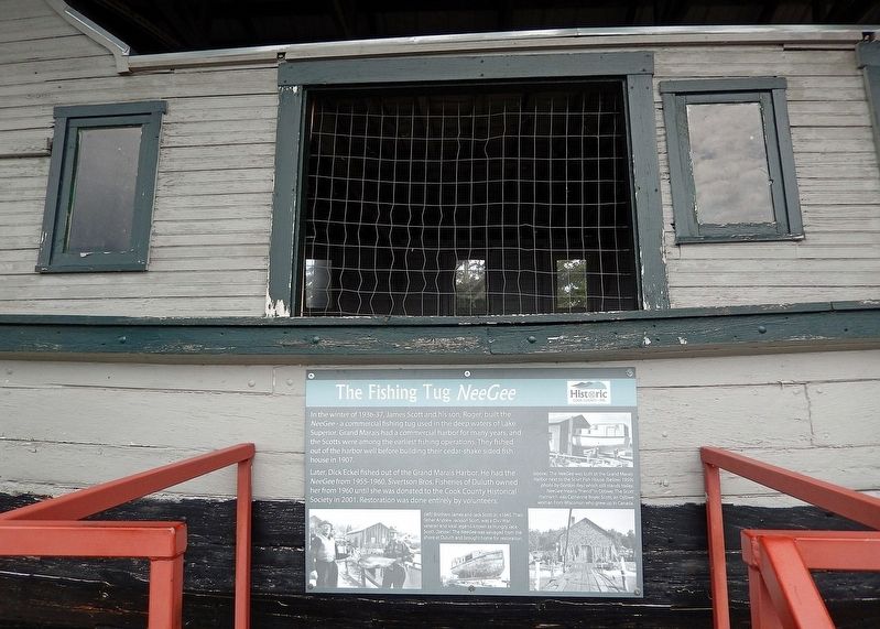 The Fishing Tug <i>NeeGee</i> Marker. Click for full size. The Fishing Tug <i>NeeGee</i> Marker image. Click for full size.